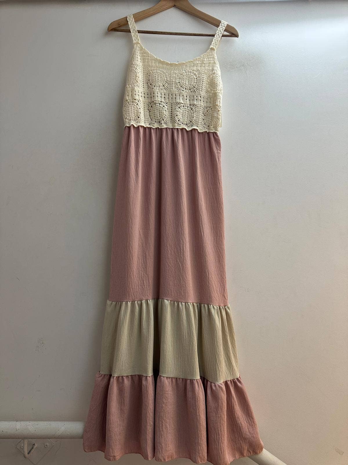 Vestido comprido de alças
