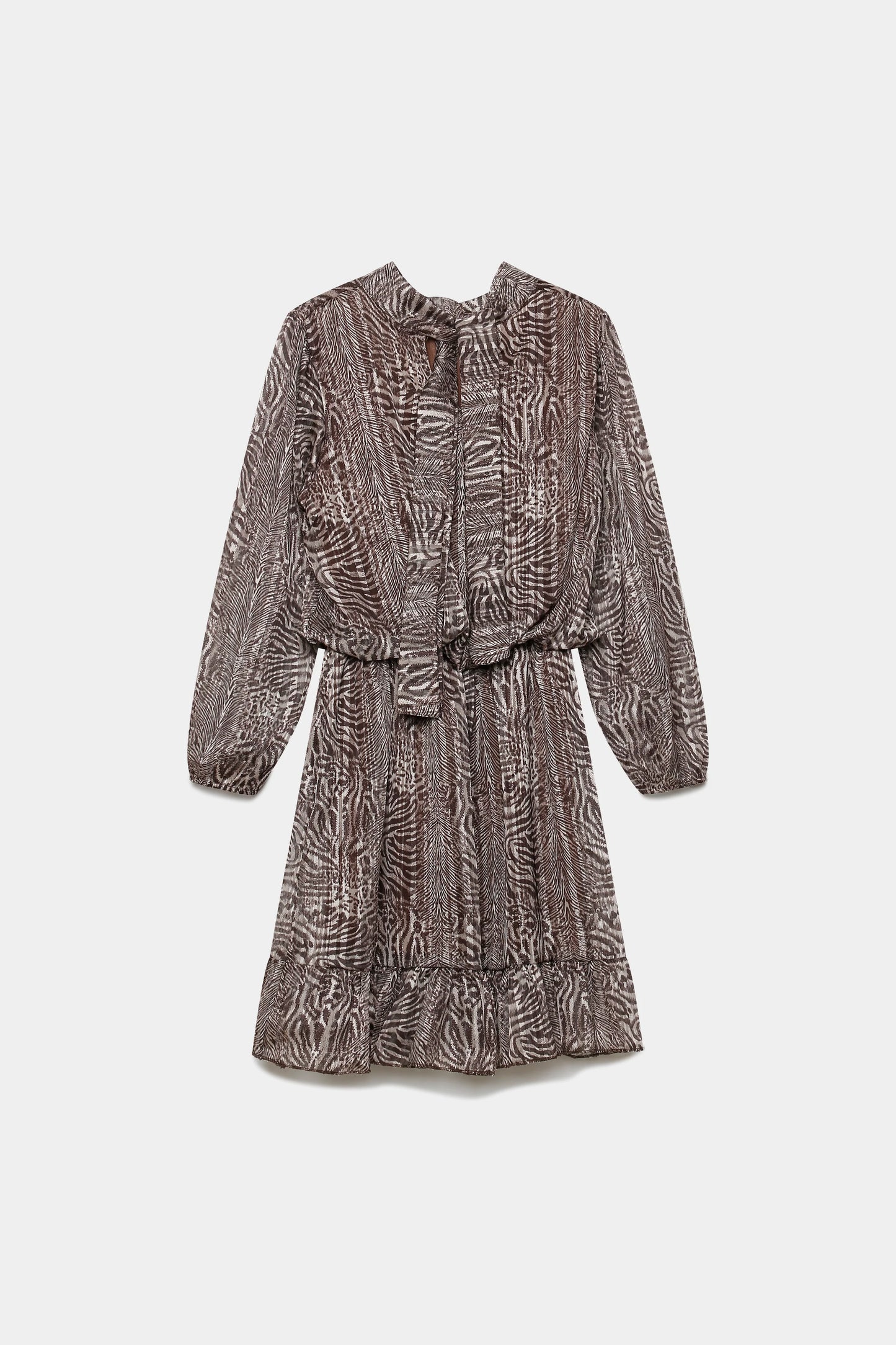 Vestido Elegante com Brilho e Laço