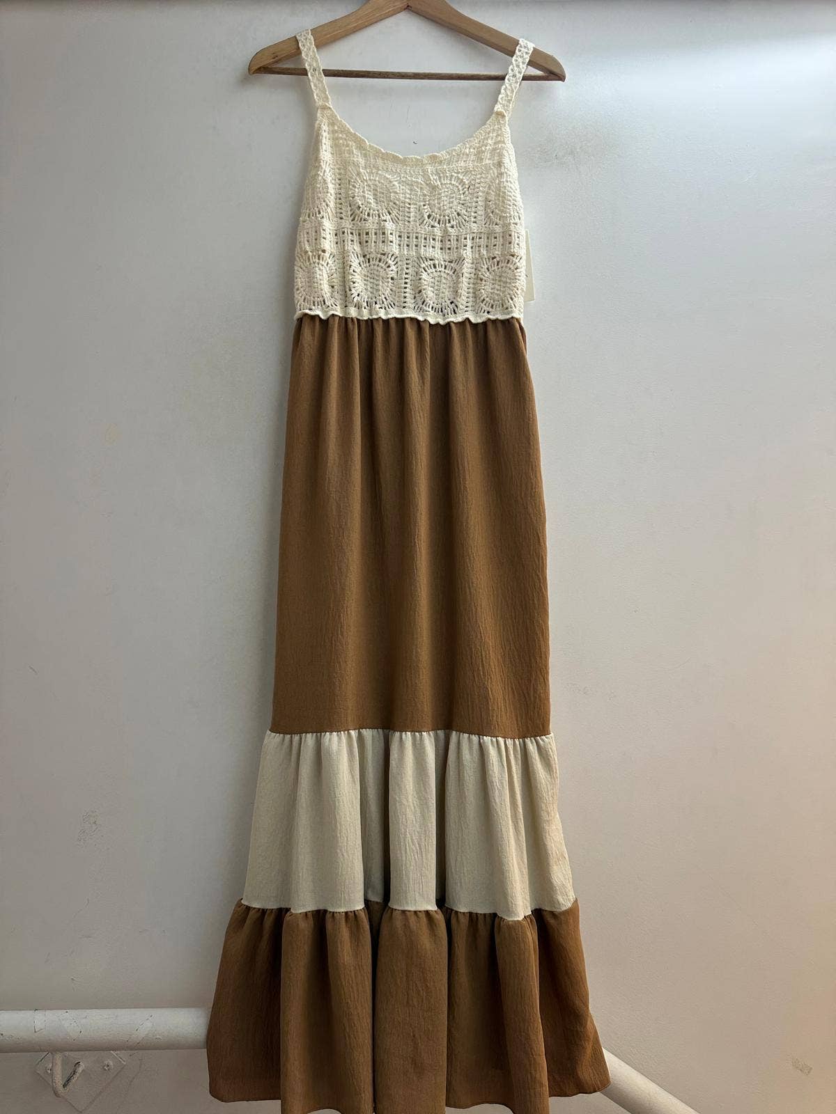 Vestido comprido de alças