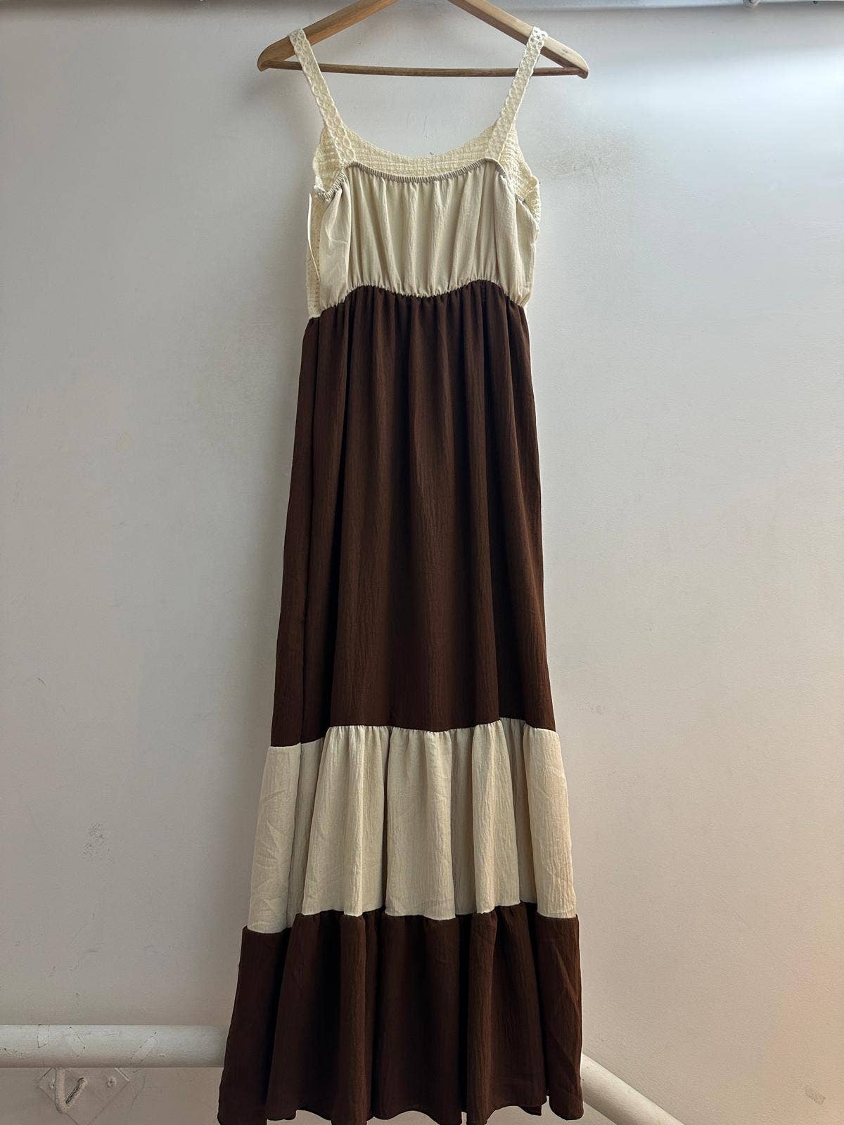 Vestido comprido de alças