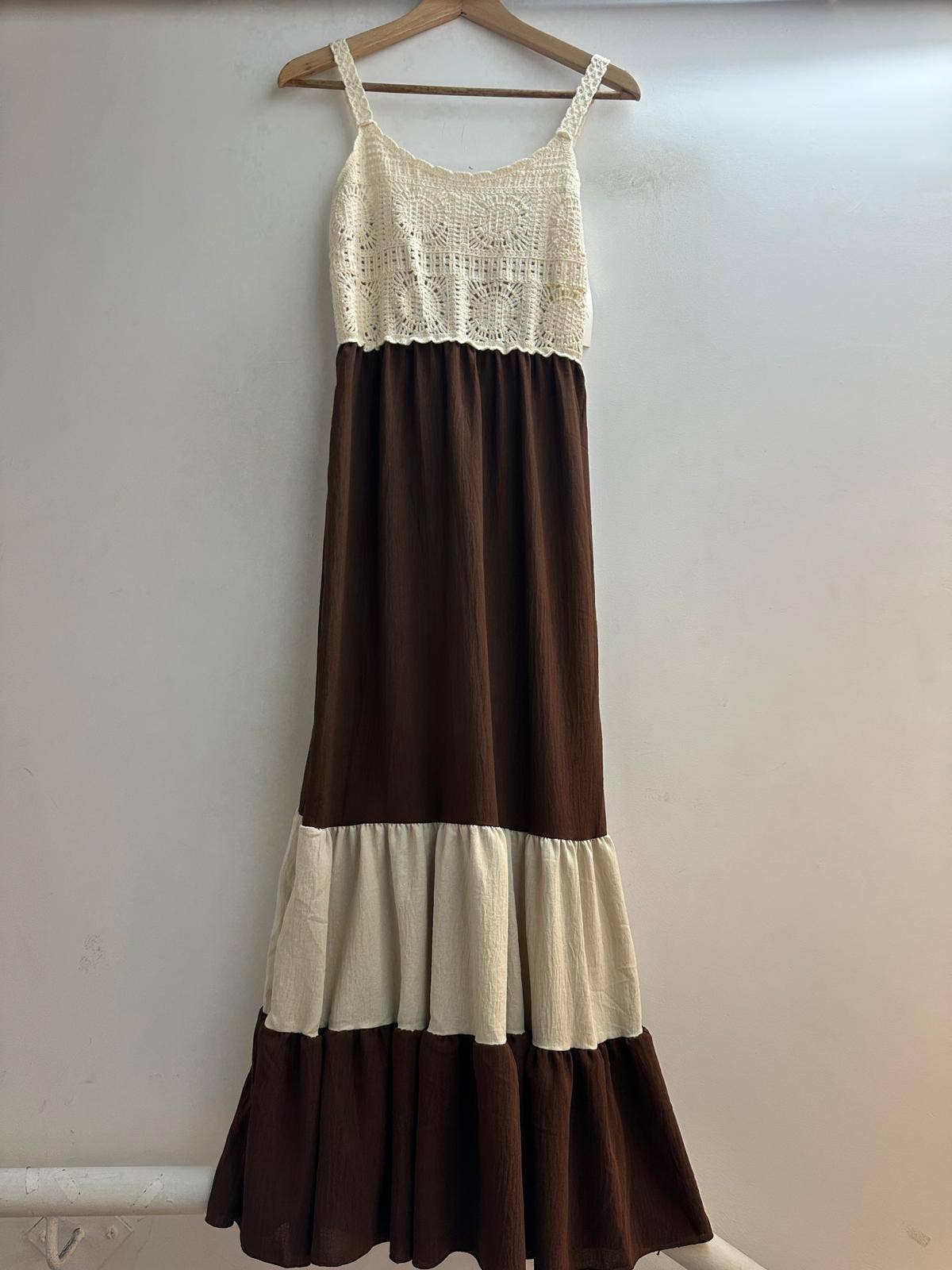 Vestido comprido de alças